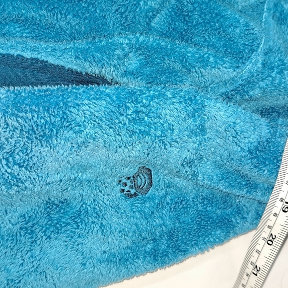 Mountain HardWear Women's Fleece Fill Zip Adjustable Blue Pockets Size Medium - Picture 11 of 12